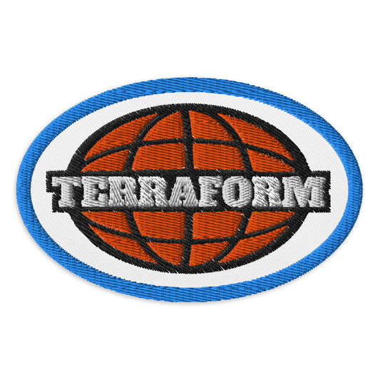 Terraform Skateboards embroidered patch 