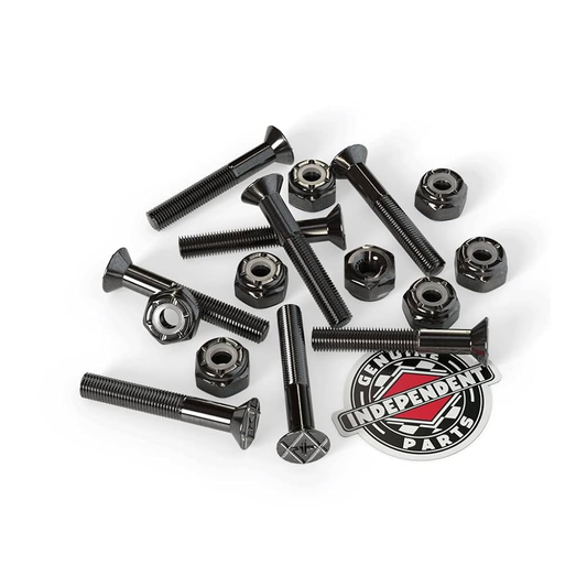 Independent Genuine Parts - Independent Skateboard Hardware 1" Phillips Red/Black Mounting Bolts with Tool