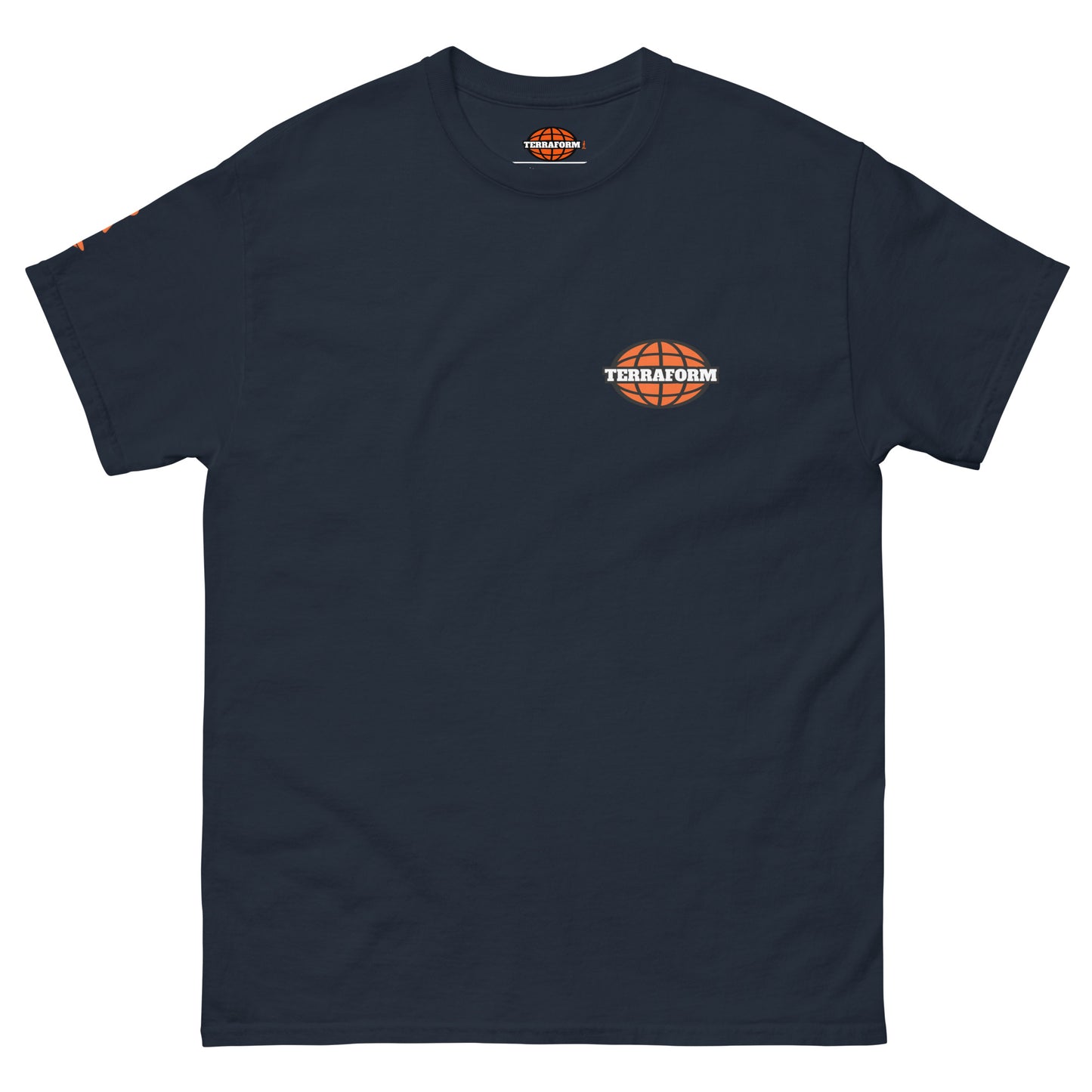 Terraform Skateboards concrete jungle tee navy