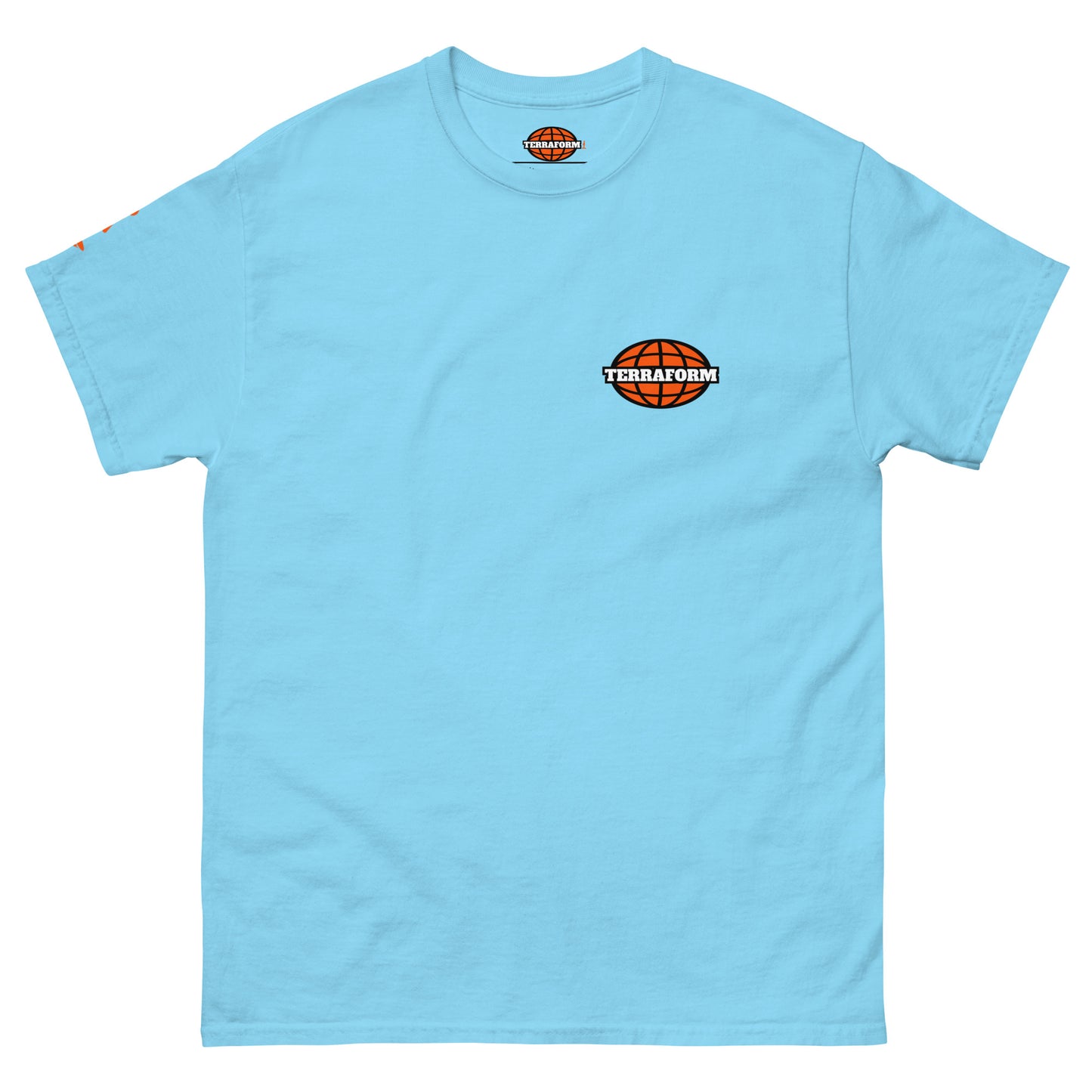 Terraform Skateboards concrete jungle tee sky
